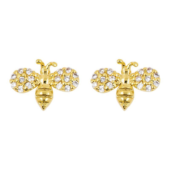 Earring Diamante Bee