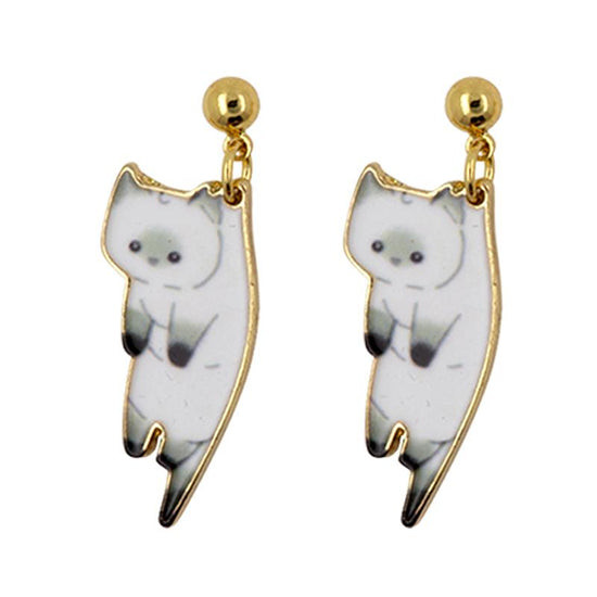 Drop Earring Cat