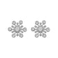 Earring Snowflake Diamante