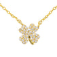 Necklace Diamante 4 Leaf Clover