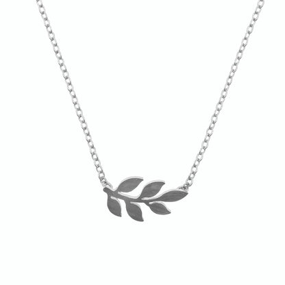 Necklace Simple Leaf